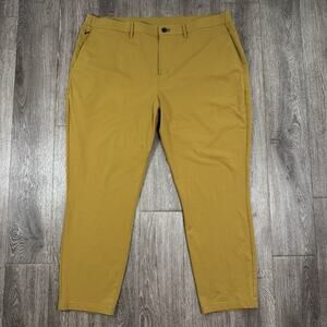 PUBLIC REC Pants Men's 44x30 Mustard Gamechanger Rec Nylon Spandex Blend Comfort